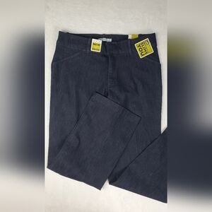 Lee Women's Regular Fit Straight Leg  Stretch Slimming Jean Size 14 M Blue